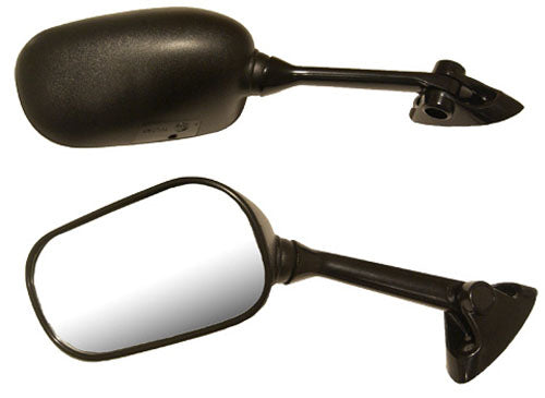 EMGO Right Side Mirror for Suzuki 56500-29G10 in Black