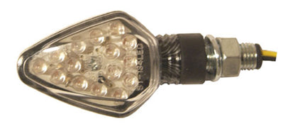 EMGO Spear LED Chrome Clear Amb Headlight Set - Part Number 61-75360