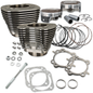 S&S CYCLE 124" Big Bore Cylinder Kit - Wrinkle Black - Twin Cam 910-0338