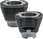 S&S CYCLE Cylinders - 4.125" - Black 910-0401