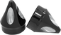 AVON GRIPS Front Axle Nut Cover - Black - Spike - 1" AXL-SPK-ANO