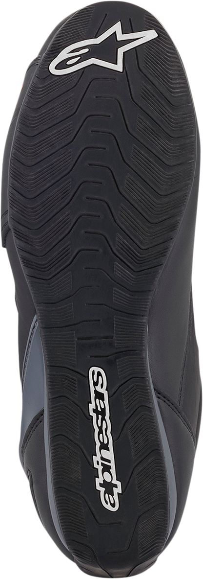 ALPINESTARS Faster-3 Rideknit® Shoes - Black/Gray/Red - US 12 / EU 45.5 2510319116512