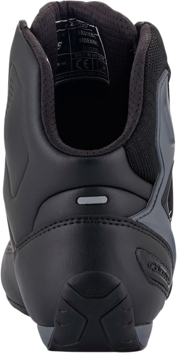ALPINESTARS Faster-3 Rideknit® Shoes - Black/Gray/Red - US 14 / EU 48 2510319116514