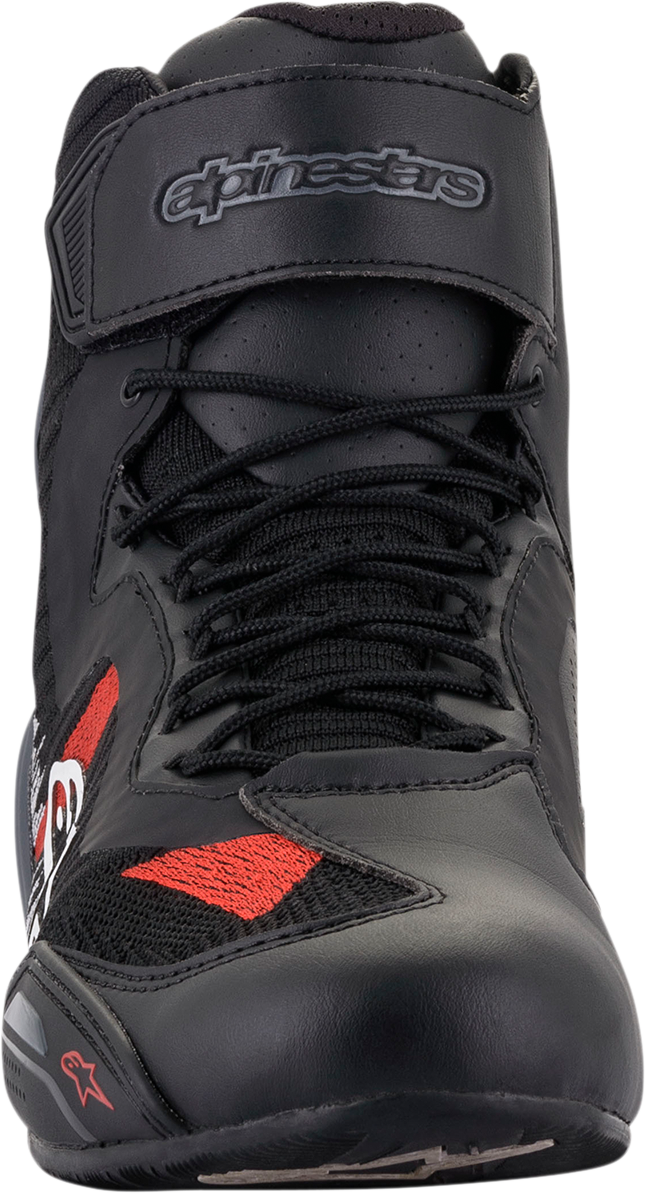 ALPINESTARS Faster-3 Rideknit® Shoes - Black/Gray/Red - US 12.5 / EU 46 25103191165125