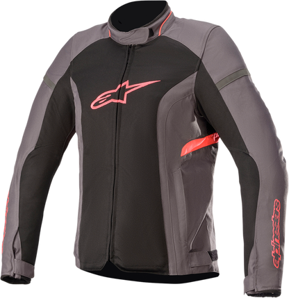 ALPINESTARS Stella T-Kira v2 Air Jacket - Tar Gray/Black/Diva Pink - Large 3312021-9138-L