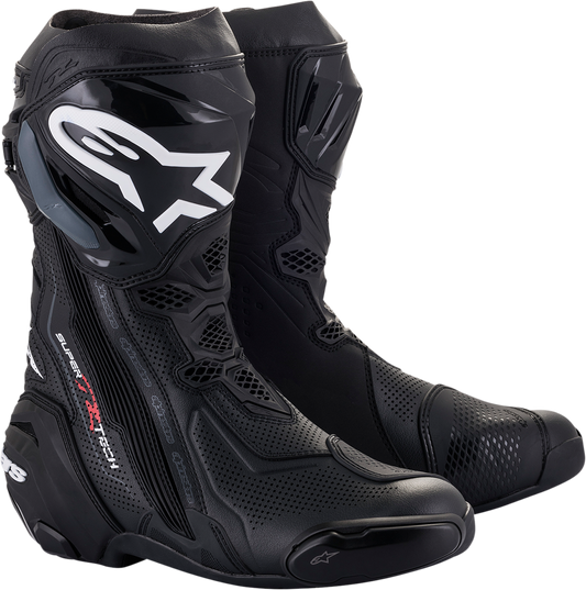 ALPINESTARS Supertech R Vented Boots - Black - US 12 / EU 47 2220121-10-47