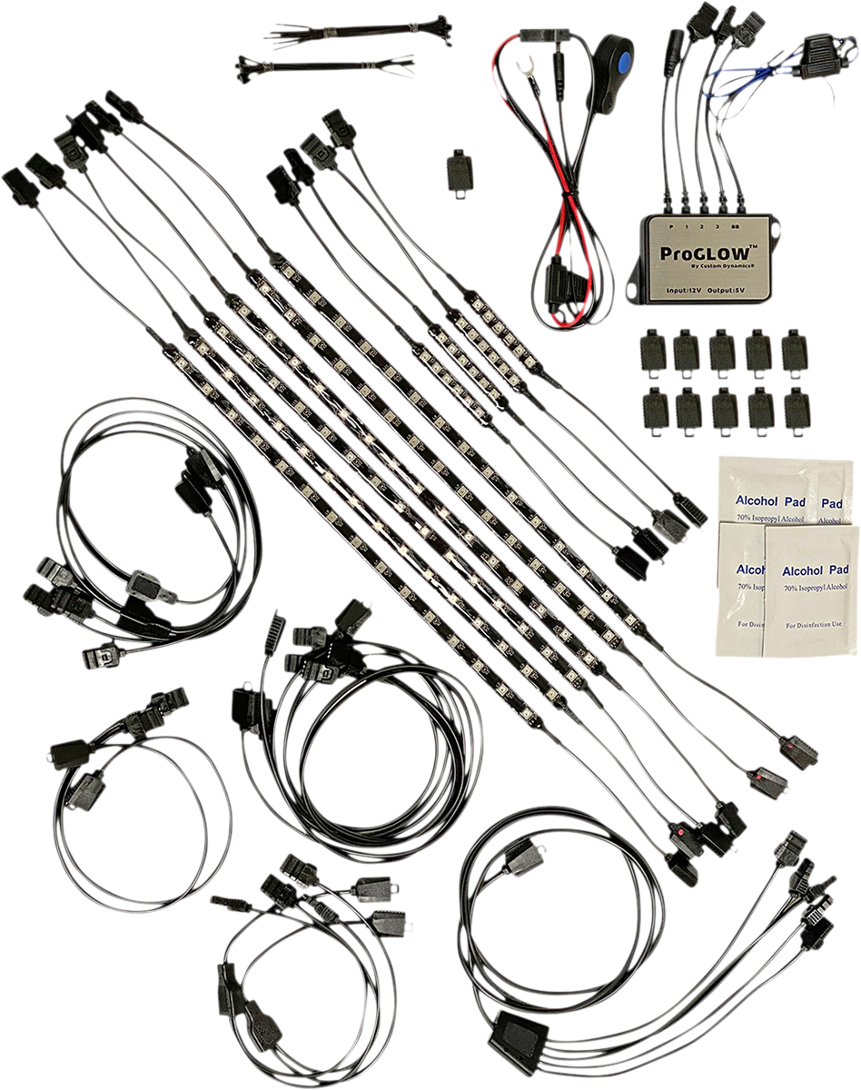 CUSTOM DYNAMICS ProGLOW™ Light Kit - Full Bike - Universal PG-FULL-KIT