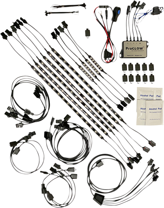 CUSTOM DYNAMICS ProGLOW™ Light Kit - Full Bike - Universal PG-FULL-KIT