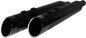 KHROME WERKS 4-1/2" HP-Plus® Slip-On Mufflers - Obsidian Edge 202645