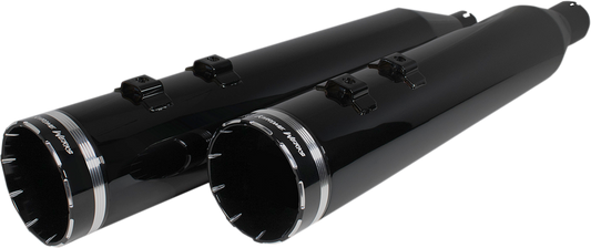 KHROME WERKS 4-1/2" HP-Plus® Slip-On Mufflers - Obsidian Tracer 202640