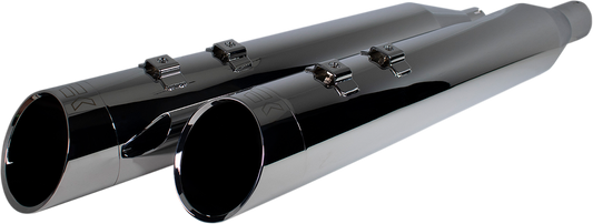 KHROME WERKS 4-1/2" HP-Plus® Slip-On Mufflers - Chrome Edge 202665