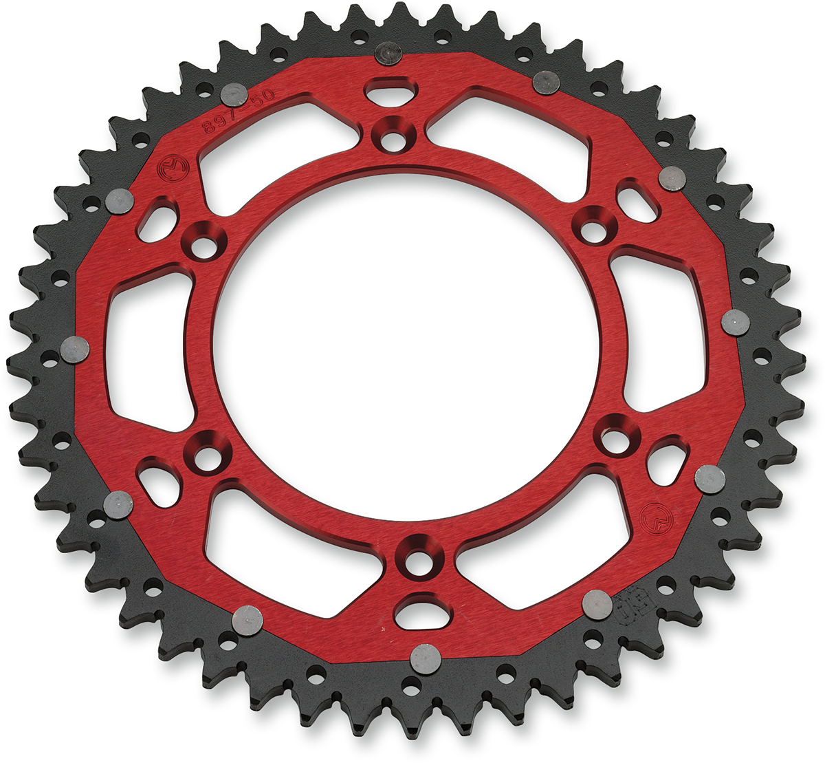 MOOSE OFFROAD Dual Sprocket - 51 Tooth - Red - Honda 1210-210-51-13X
