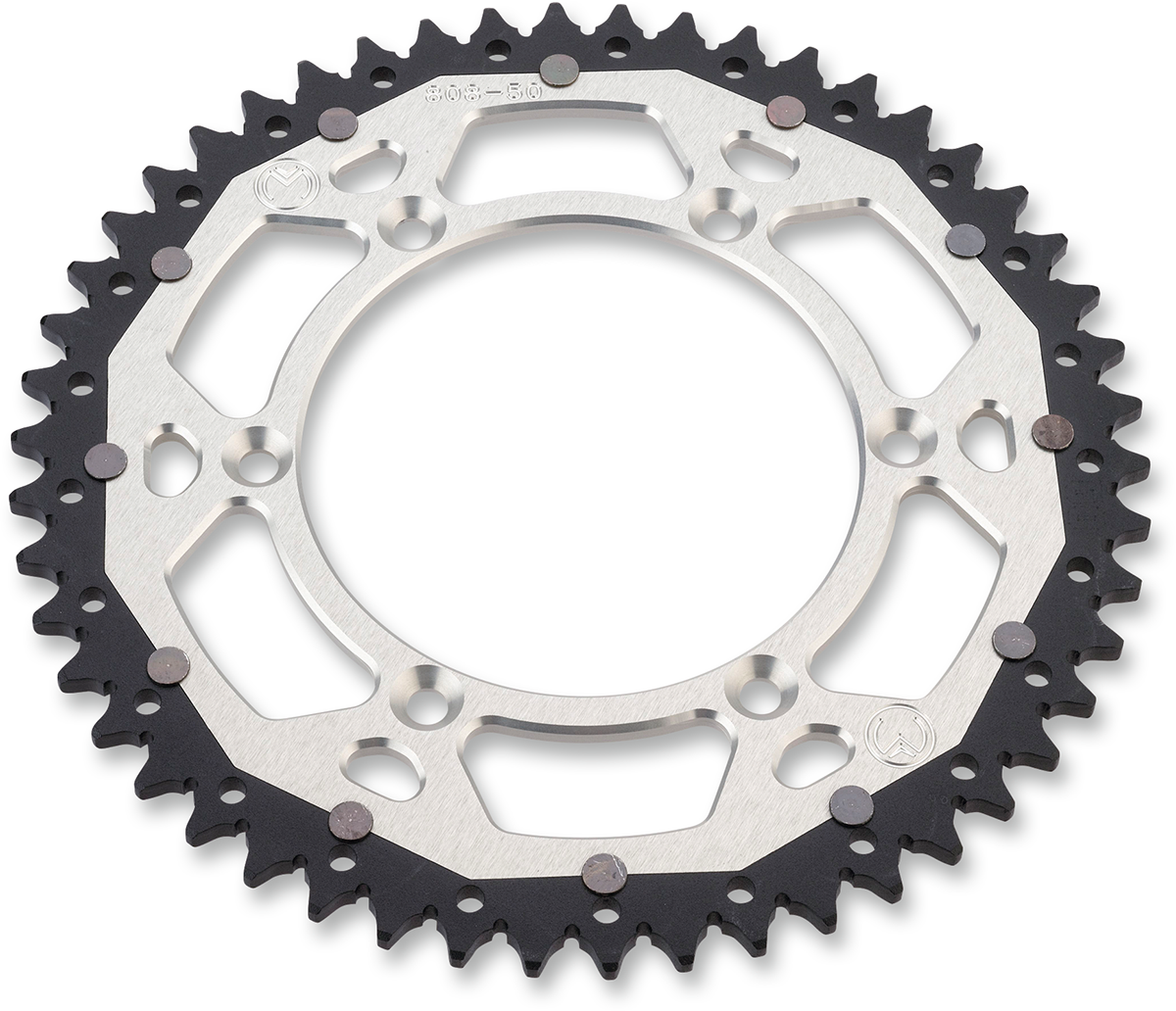 MOOSE OFFROAD Dual Sprocket - 52 Tooth - Silver - Yamaha 1210-251-52-11X