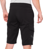 100% Ridecamp Shorts - Black - US 32 40029-00002
