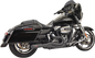 BASSANI XHAUST Road Rage II 2-Into-1 Mid-Length Exhaust System - Black 1F72B