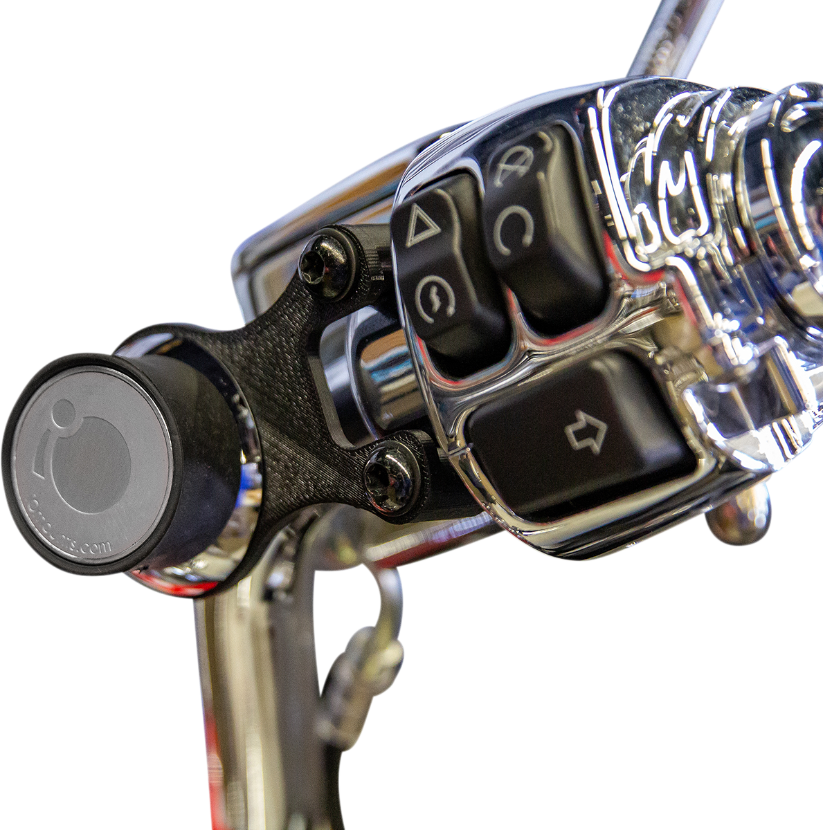 KLOCK WERKS iOmounts™ Device Mount - Handlebar Mount - Black KWD-01-0605-B