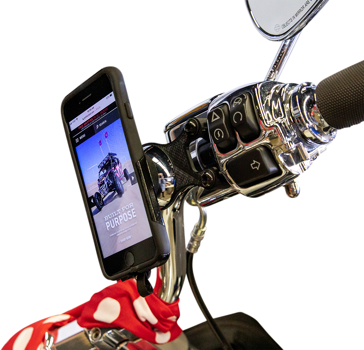KLOCK WERKS iOmounts™ Device Mount - Handlebar Mount - Black KWD-01-0605-B