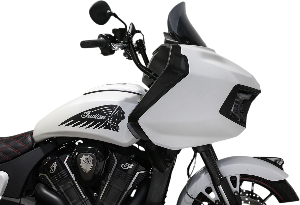 KLOCK WERKS Flare® Windshield - 11" - Dark Smoke - '20-'25 Indian KWW-04-0584-DS