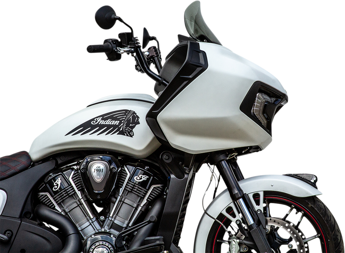 KLOCK WERKS Flare® Windshield - 11" - Tinted - '20-'25 Indian KWW-04-0584-T