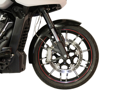 KLOCK WERKS Hugger Front Fender - Black - 16"-19" - HD Challenger/Chief/Pursuit KWF-04-0587