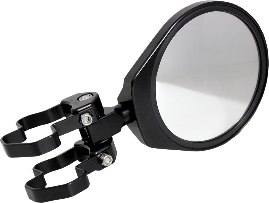 KLOCK WERKS Mirror - Side View - Round - Black - Right - Kit KWS-05-0612