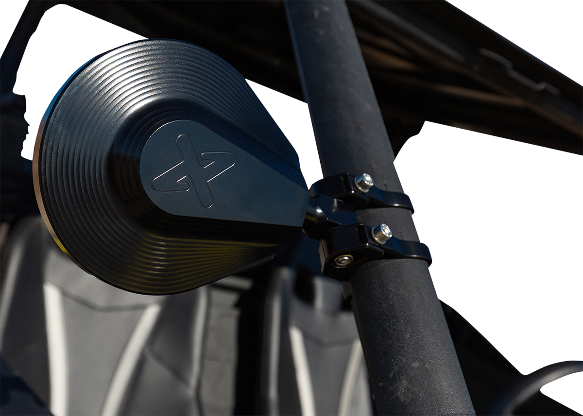 KLOCK WERKS Mirror - Side View - Round - Black - Right - Kit KWS-05-0612