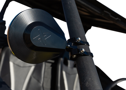 KLOCK WERKS Mirror - Side View - Round - Black - Right - Kit KWS-05-0612