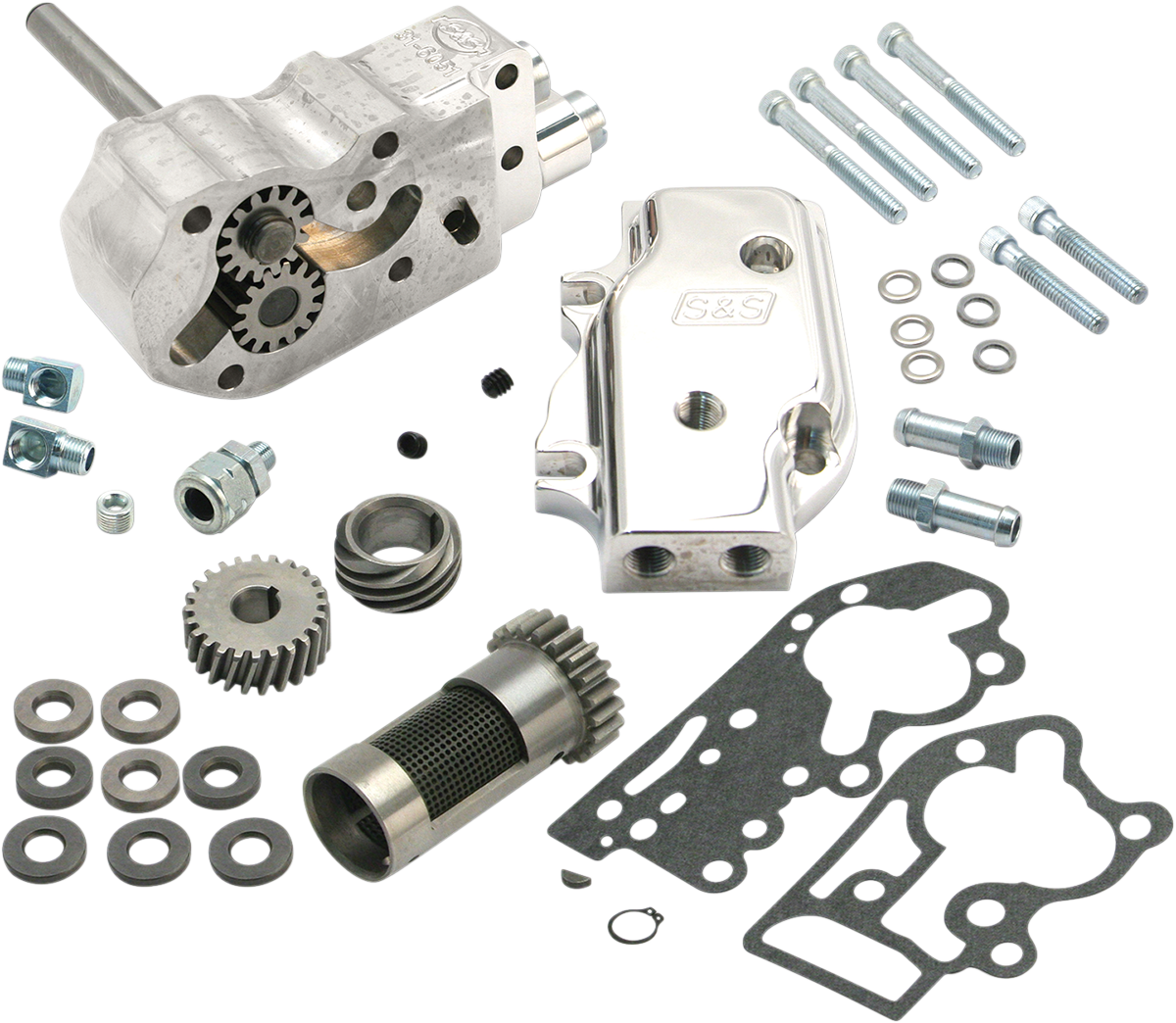 S&S CYCLE Oil Pump with Gears - Standard Cover - '92-'99 Big Twin 31-6296