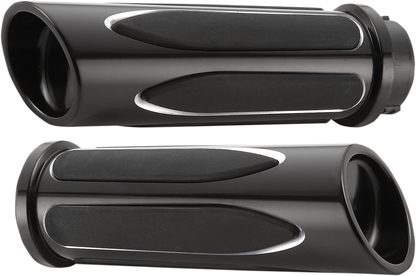 ARLEN NESS Deep Cut Comfort Series Grips - TBW - Black 07-053