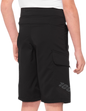 100% Youth Ridecamp Shorts - Black - US 26 40033-00002