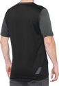 100% Ridecamp Short-Sleeve Jersey - Charcoal/Black - Large 40027-00007
