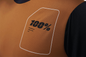100% Ridecamp Short-Sleeve Jersey - Terracotta/Black - Small 40027-00015