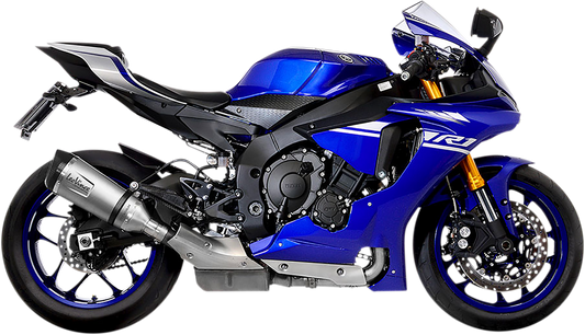 LEOVINCE Factory S Slip-On Muffler - Titanium - YZF-R1/M 14243ST