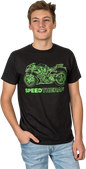TECMATE Optimate Speed Therapy T-Shirt - Black - Large TA-243BL