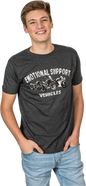 TECMATE Optimate Emotional Support Vehicles T-Shirt - Heather Charcoal - Medium TA-234CH