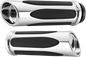 ARLEN NESS Deep Cut Comfort Series Grips - TBW - Chrome 07-052