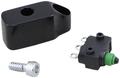 PERFORMANCE MACHINE (PM) Control Switch Housing - Includes Switch - Brake/Clutch - Black 0062-2942-B