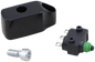 PERFORMANCE MACHINE (PM) Control Switch Housing - Includes Switch - Brake/Clutch - Black 0062-2942-B