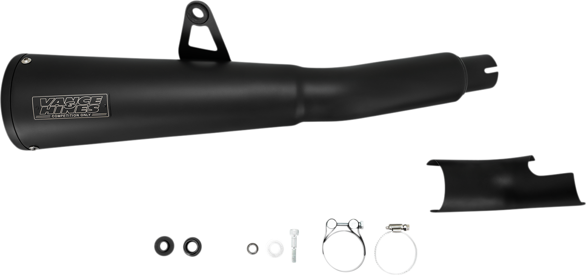 VANCE & HINES Upsweep Slip-On Muffler - Black - Rebel 1100 48425