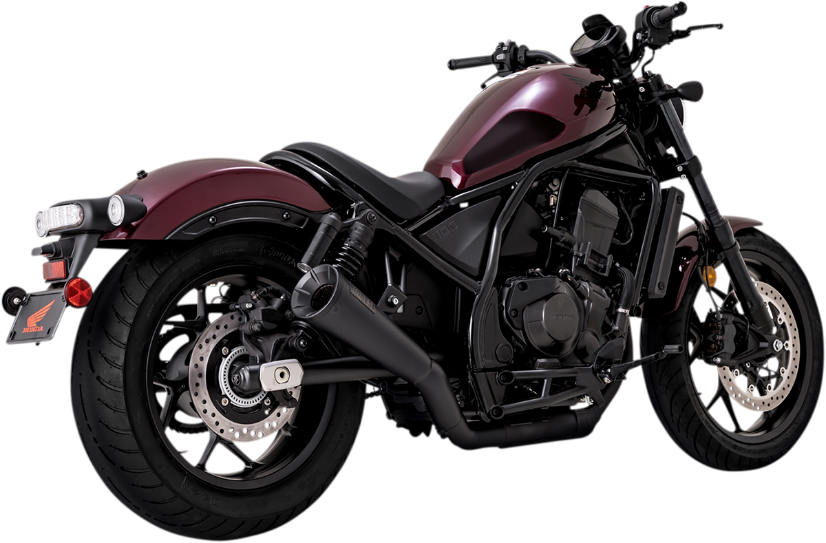 VANCE & HINES Upsweep Slip-On Muffler - Black - Rebel 1100 48425