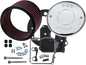S&S CYCLE Air Cleaner Kit with Cover - Nostalgic Script - Chrome 170-0294E