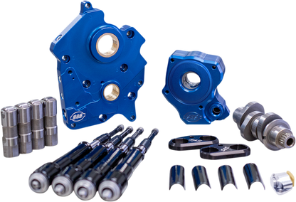 S&S CYCLE Cam Chest Kit with Plate - Chain Drive - Water Cooled - 475 Cam - Black Pushrods - M8 310-1008B