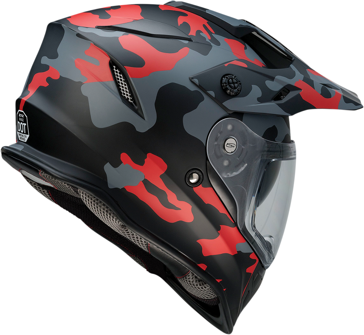 Z1R Range Helmet - Camo Red, Small - Part Number 0140-0094