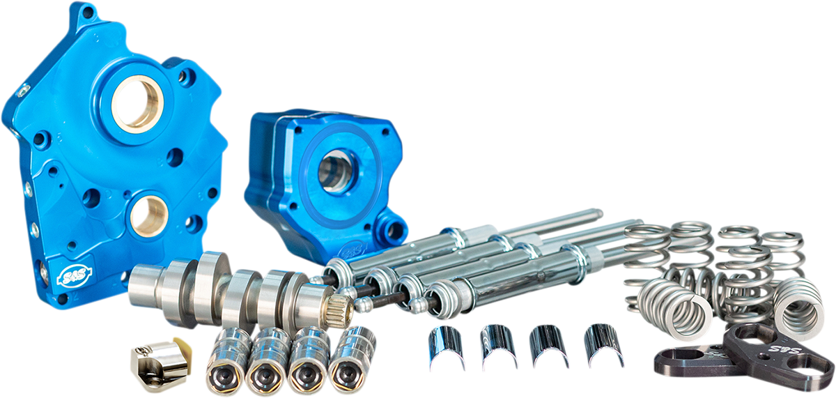 S&S CYCLE Cam Chest Kit with Plate - Chain Drive - Water Cooled - 540 Cam - Chrome Pushrods - M8 310-1116A