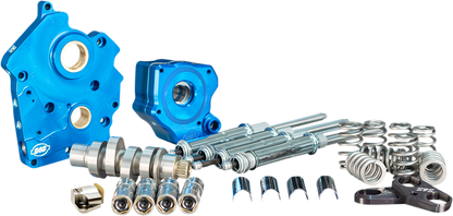 S&S CYCLE Cam Chest Kit with Plate - Chain Drive - Water Cooled - 540 Cam - Chrome Pushrods - M8 310-1116A