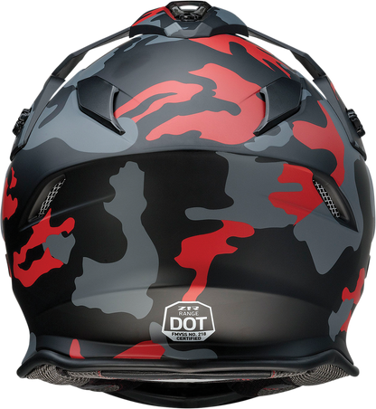 Z1R Range Helmet - Camo Red, Medium (Part Number 0140-0095)
