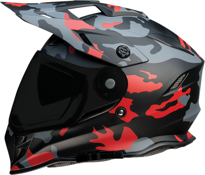 Z1R Range Helmet - Camo Red, 2XL - Durable ABS Shell with Versatile Design