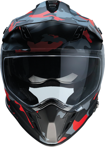 Z1R Range Helmet - Camo Red, Medium (Part Number 0140-0095)