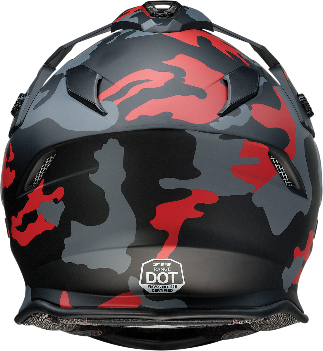 Z1R Range Helmet - Camo Red, 2XL - Durable ABS Shell with Versatile Design