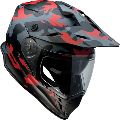 Z1R Range Helmet - Camo Red, 2XL - Durable ABS Shell with Versatile Design